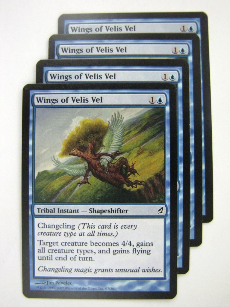 MTG Magic Cards: WINGS OF VELIS VEL x4 # 8G17
