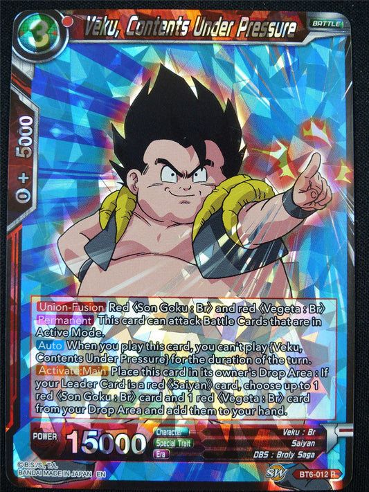 Veku Contents Under Pressure BT6 R - Dragon Ball Super Card #VJ