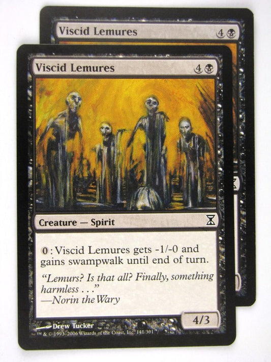 MTG Magic: The Gathering Cards: VISCID LEMURES x2: TSP