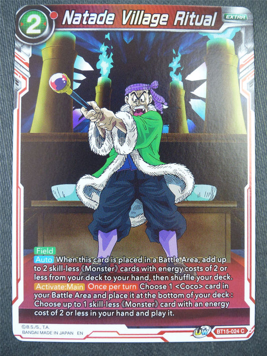 Natade Village Ritual BT15 Foil - Dragon Bal Super Card #8YZ