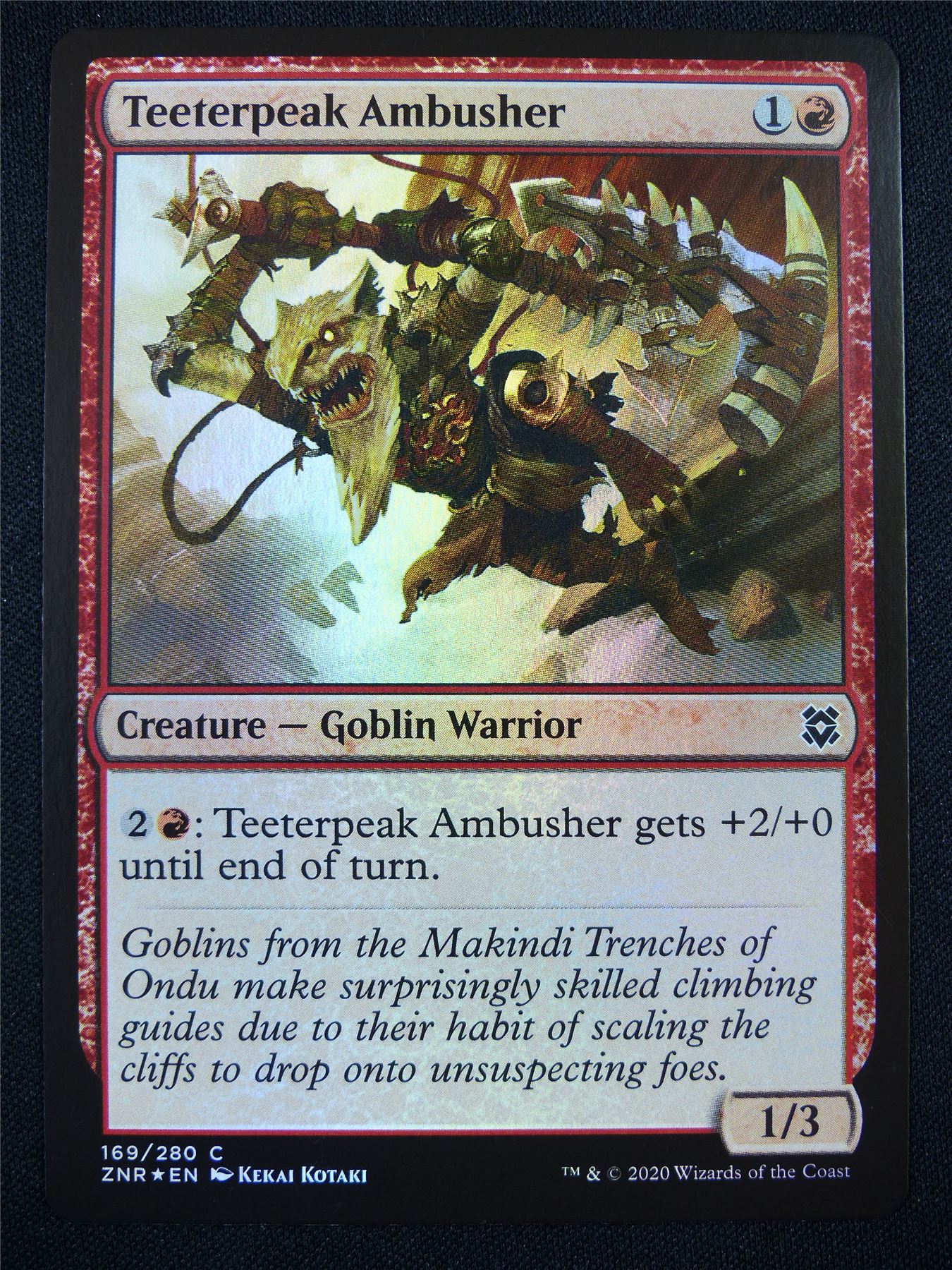 Teeterpeak Ambusher Foil - Mtg Card #1JW