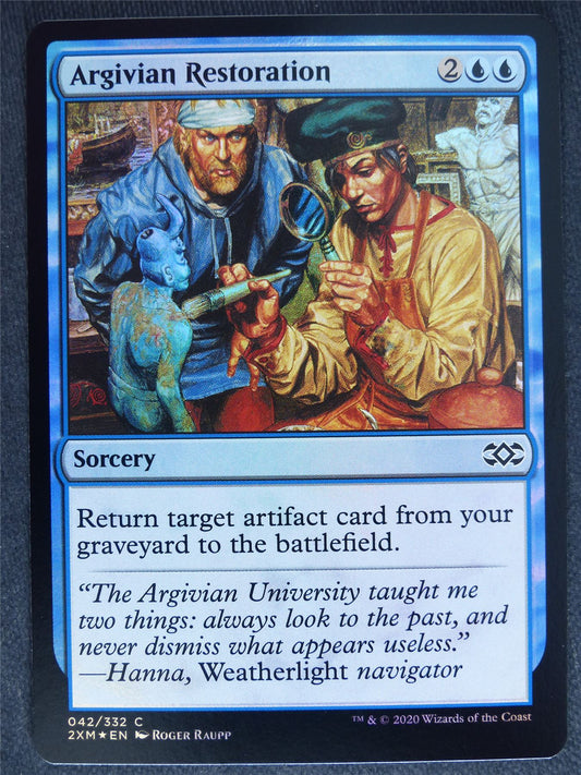 Argivian Restoration Foil - Double Masters - Mtg Magic Cards #2B