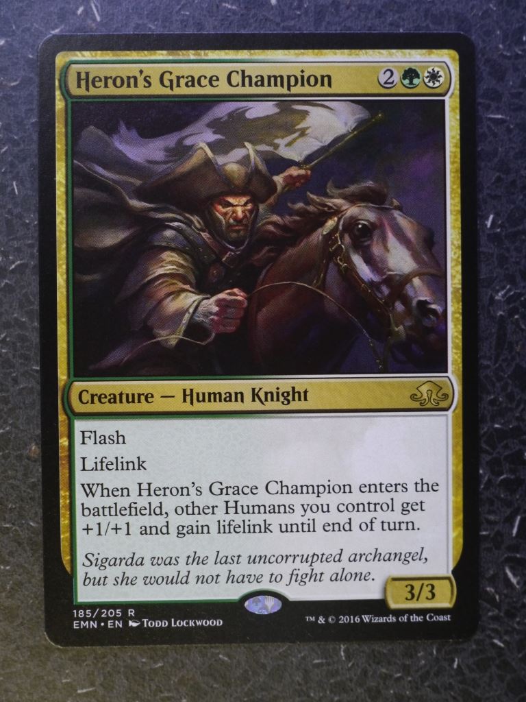 MTG Magic Cards: HERON'S GRACE CHAMPION # 7J52