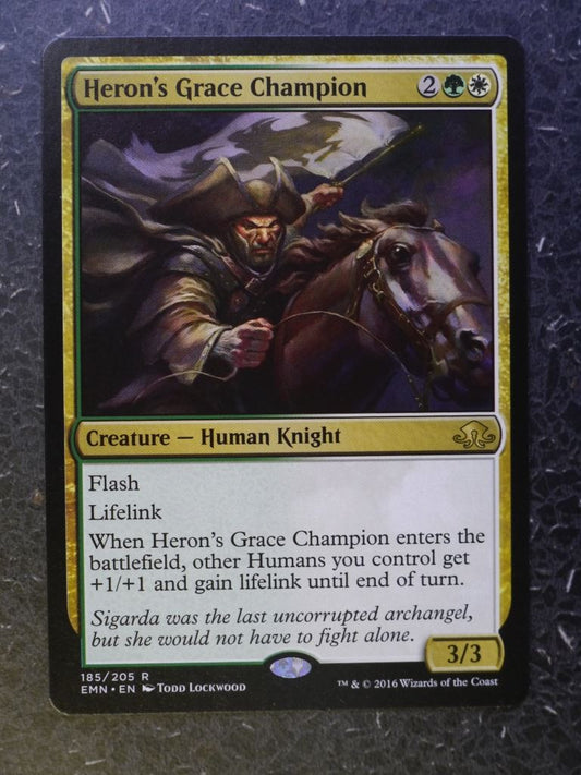 MTG Magic Cards: HERON'S GRACE CHAMPION # 7J52