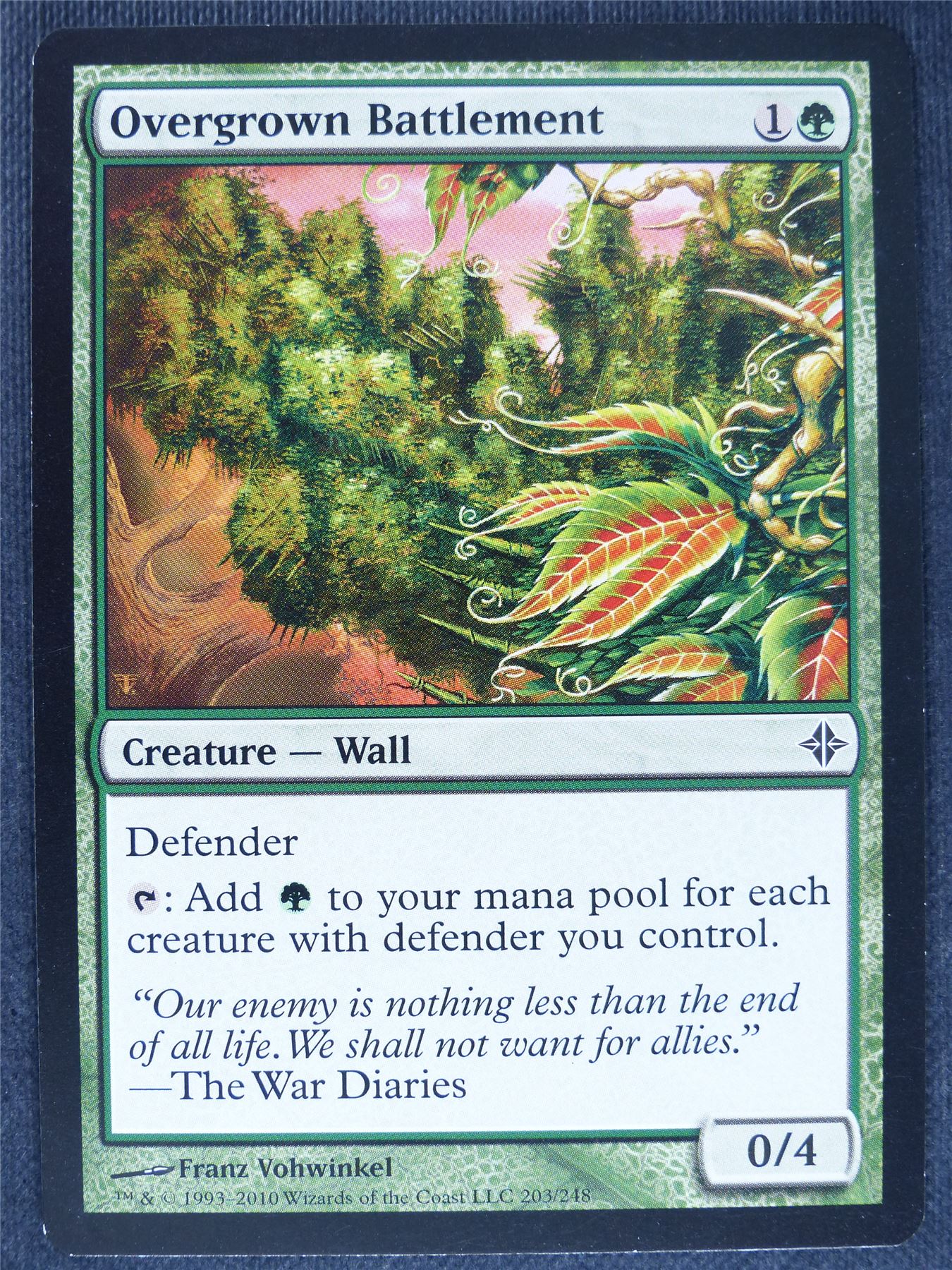 Overgrown Battlement - Mtg Magic Cards #HQ