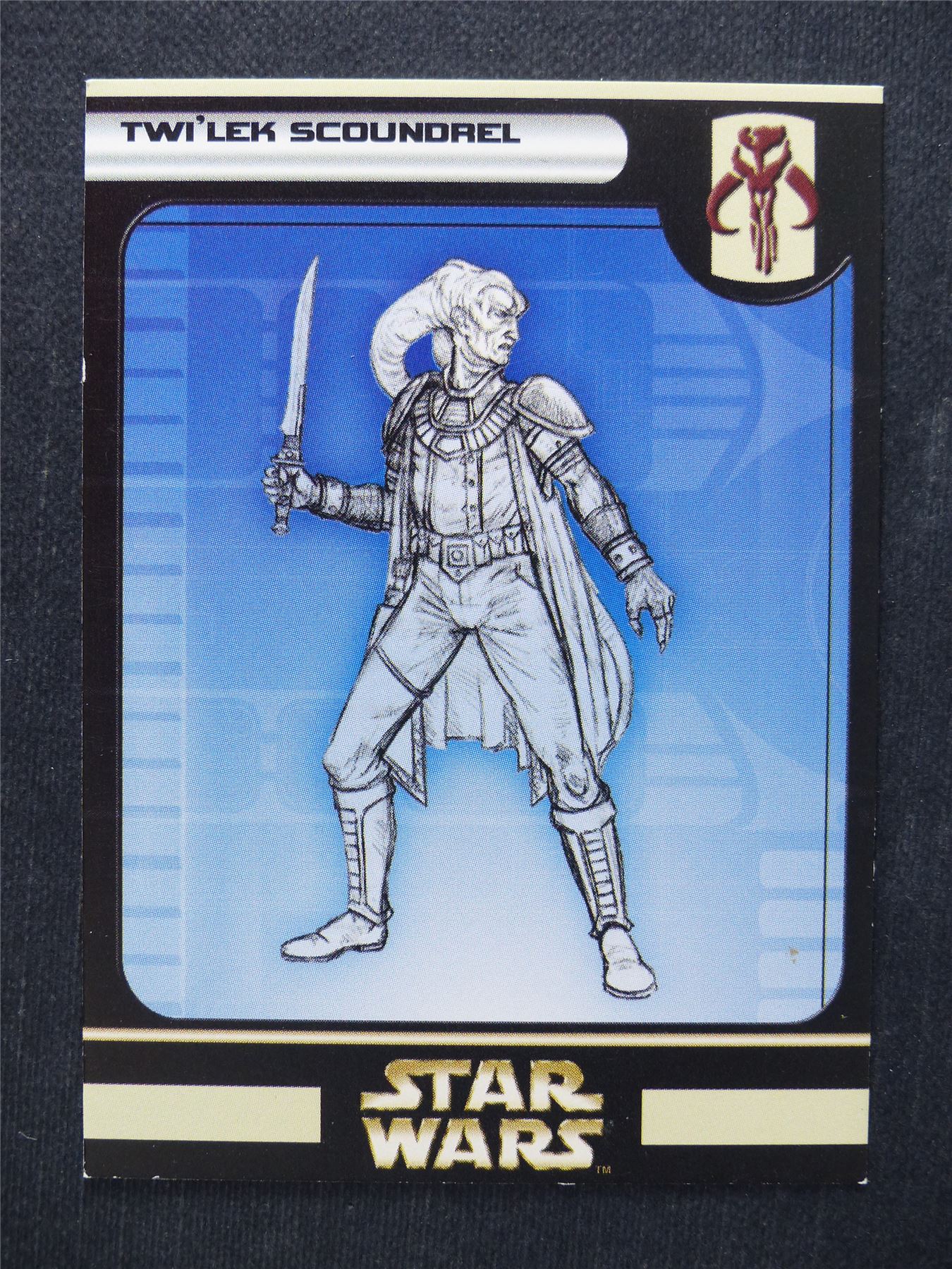 Twi'lek Scoundrel 59/60 - Star Wars Miniatures Spare Cards #6K