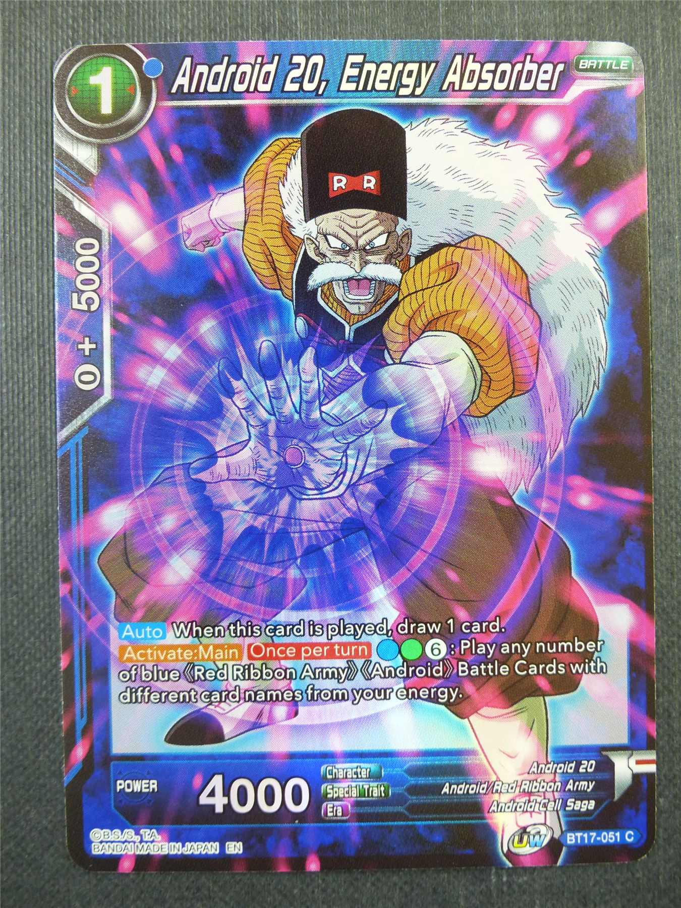 Android 20 Energy Absorber Foil - Dragon Ball Super Card #48G