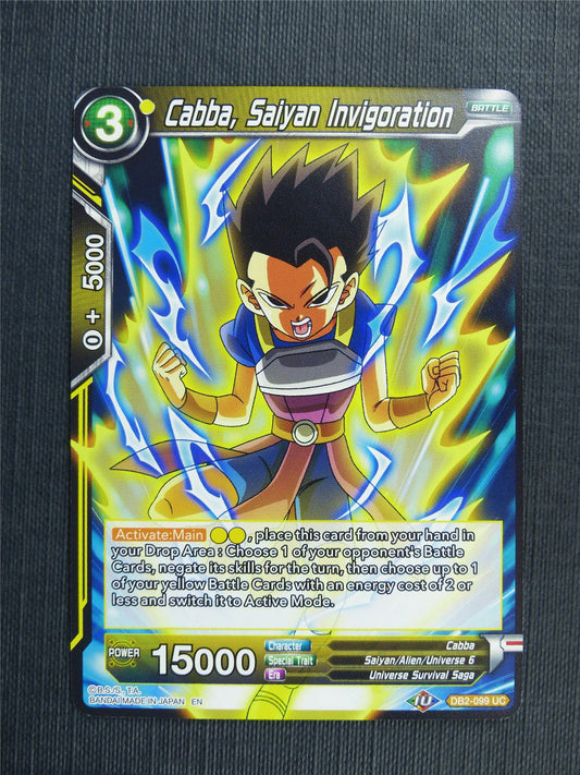 Cabba Saiyan Invigoration - DB2 Dragon Ball Super Card