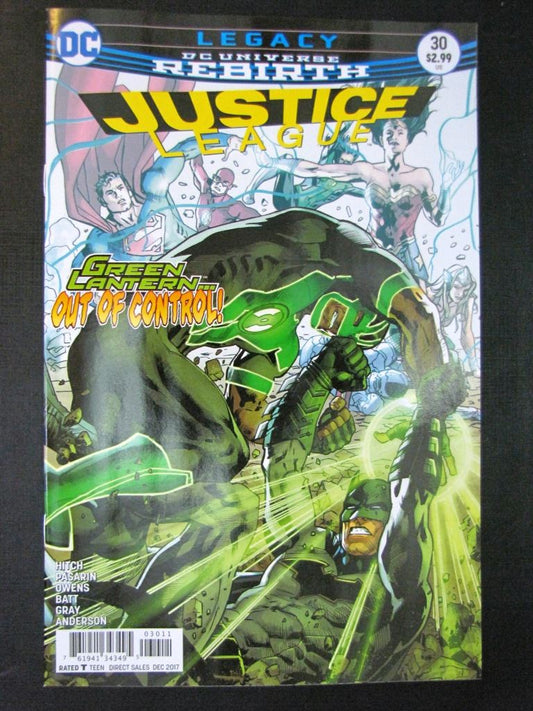 JUSTICE LEAGUE #30 - DECEMBER 2017 - DC Comic # 3A8