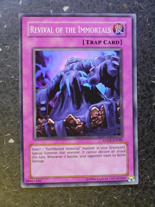 Yugioh Cards: REVEAL OF THE IMMORTALS ANPR SUPER RARE # 4A38