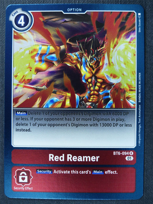 Red Reamer BT6-094 R - Digimon Card #270