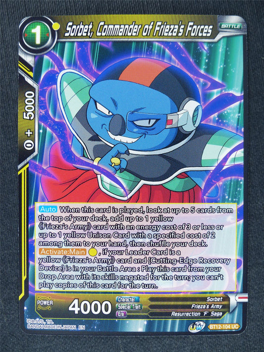Sorbet Commander of Frieza's Forces #OF