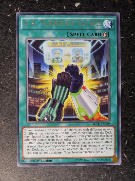 Yugioh Cards: U.A. TURNOVER TACTICS SECE RARE # 8H56