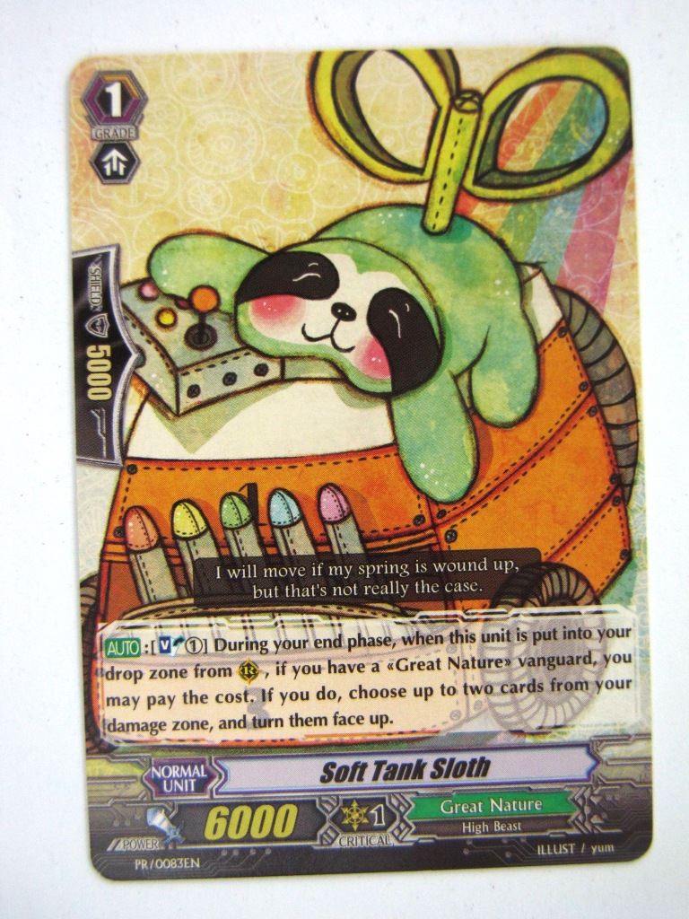 Vanguard Promo Cards: SOFT TANK SLOTH # 13I7