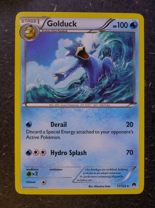 Pokemon Cards: GOLDUCK 17/122 RARE # 7A84