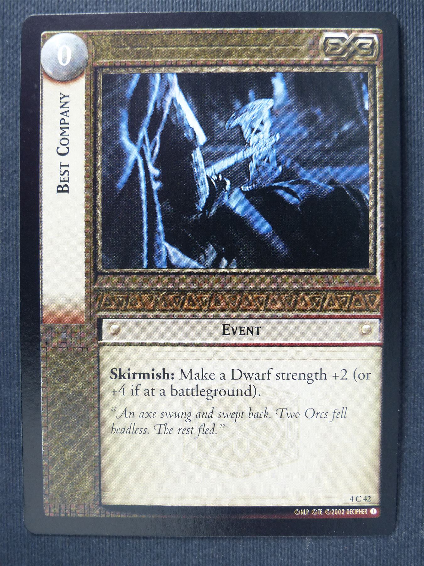 Best Company 4 C 42 - LotR Cards #3MQ