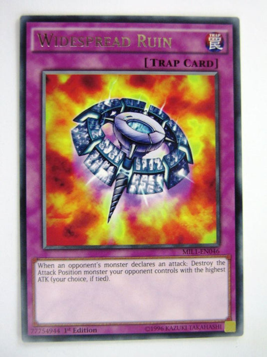 Yugioh Cards: WIDESPREAD RUIN MIL1 RARE # 11J5