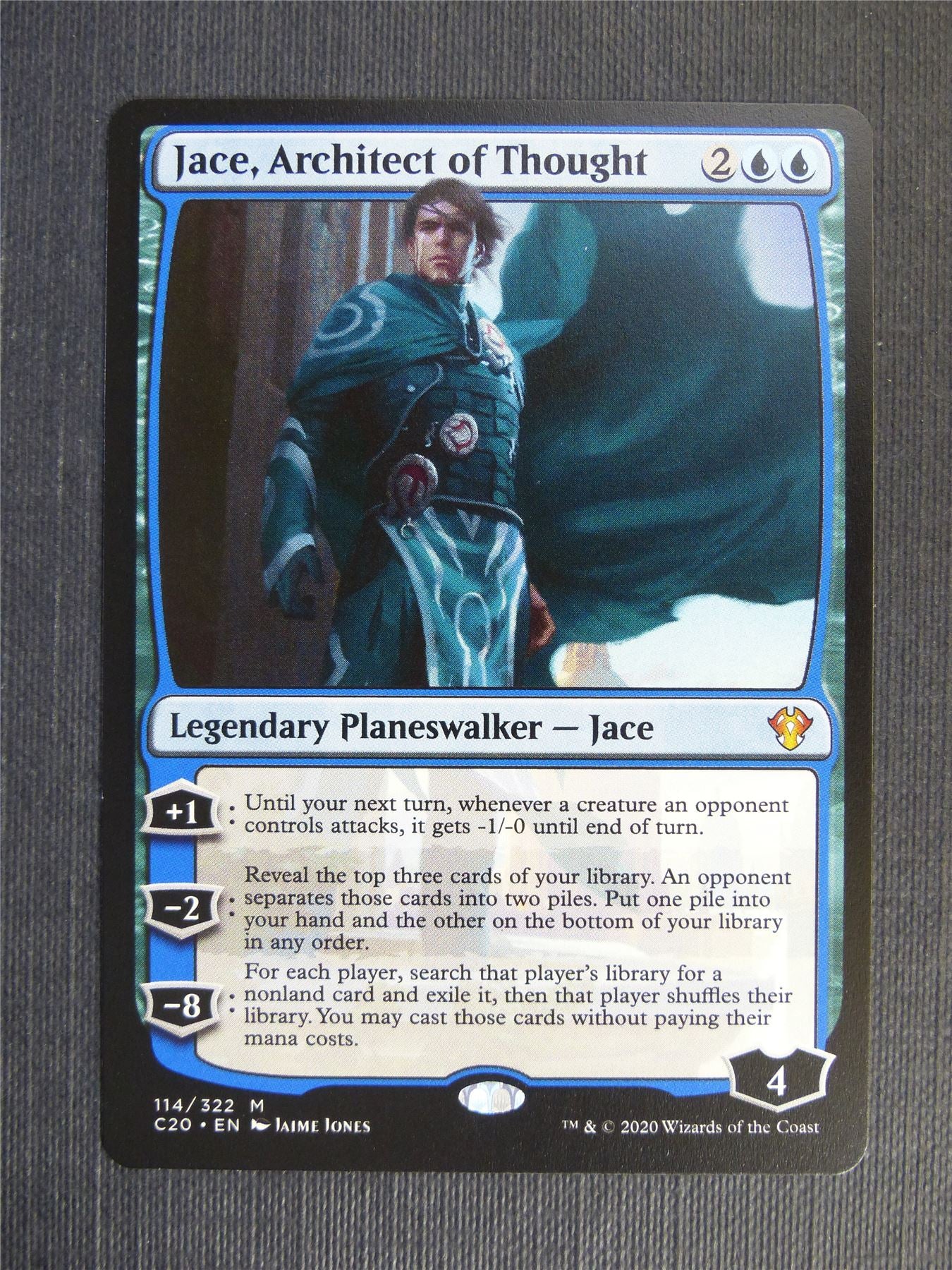 Jace Architect of Thought - C20 - Mtg Card