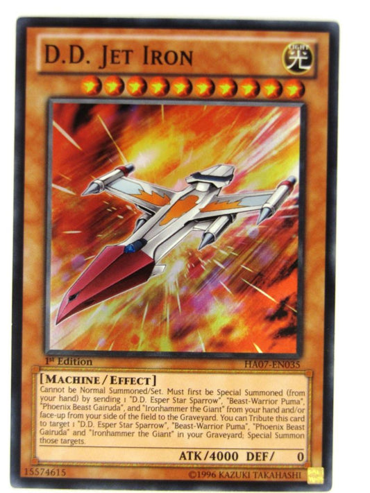 Yugioh Cards: D.D. JET IRON HA07 SUPER RARE #