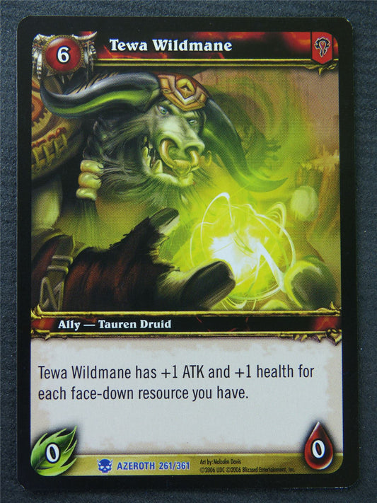Tewa Wildmane - Rare - World Of Warcraft #1MU