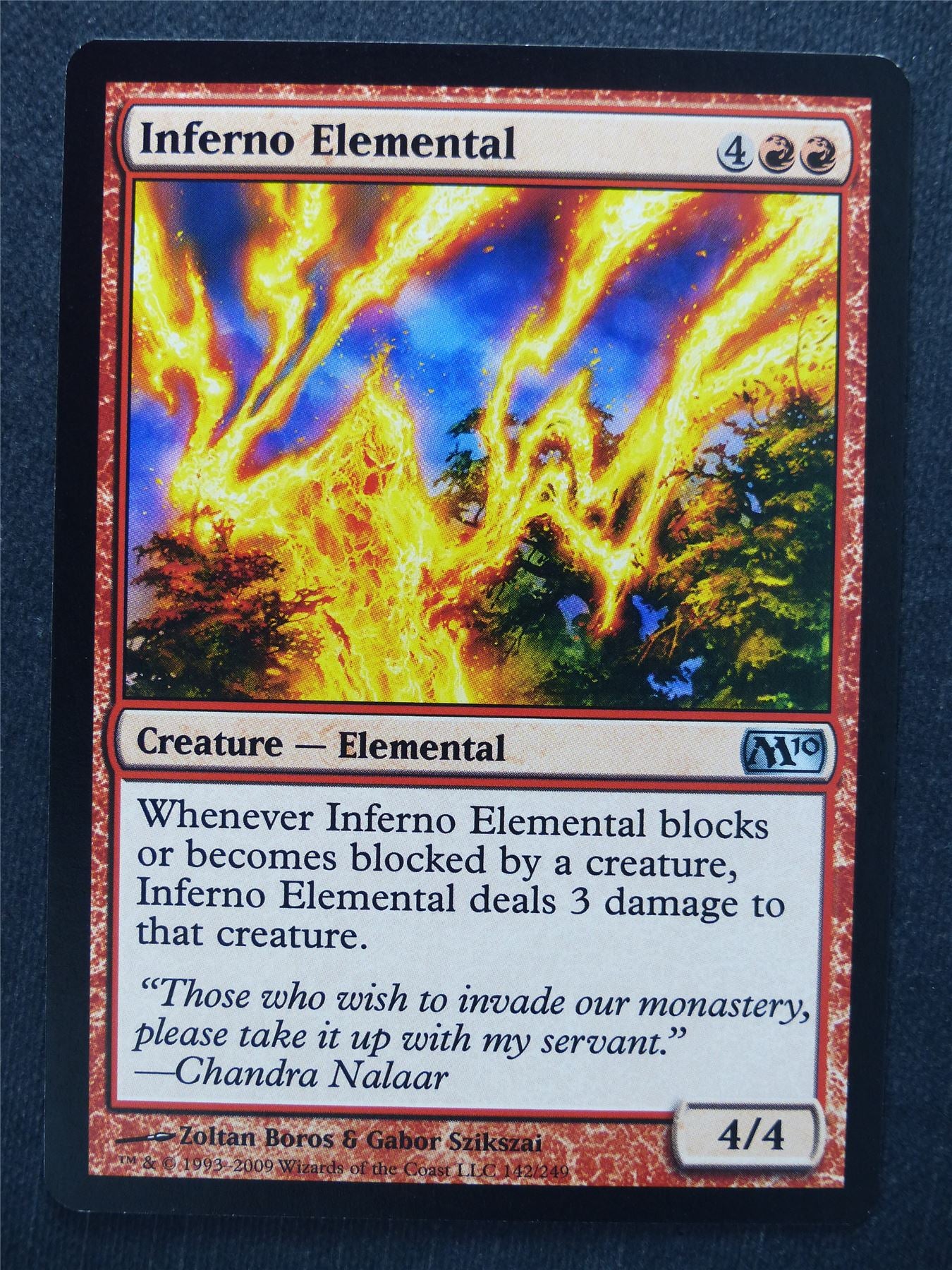 Inferno Elemental - Mtg Magic Cards #WN