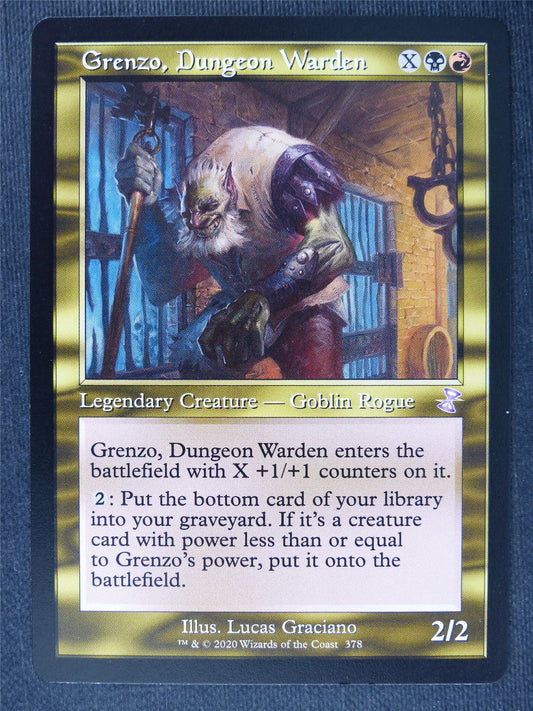 Grenzo Dungeon Warden Timeshifted - Mtg Magic Cards #TV