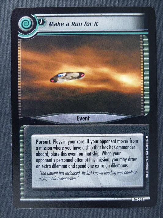 Make a Run for it - Star Trek Cards #VO