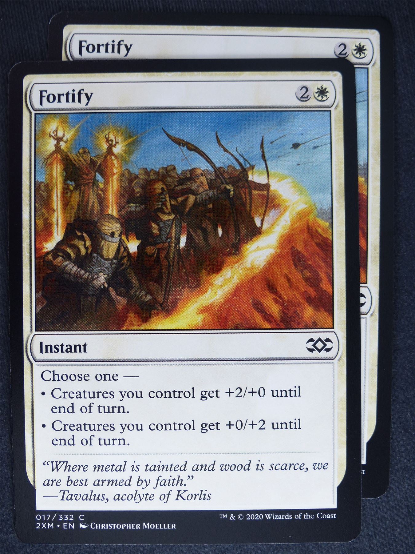 Fortify x2 - Double Masters - Mtg Magic Cards #7J