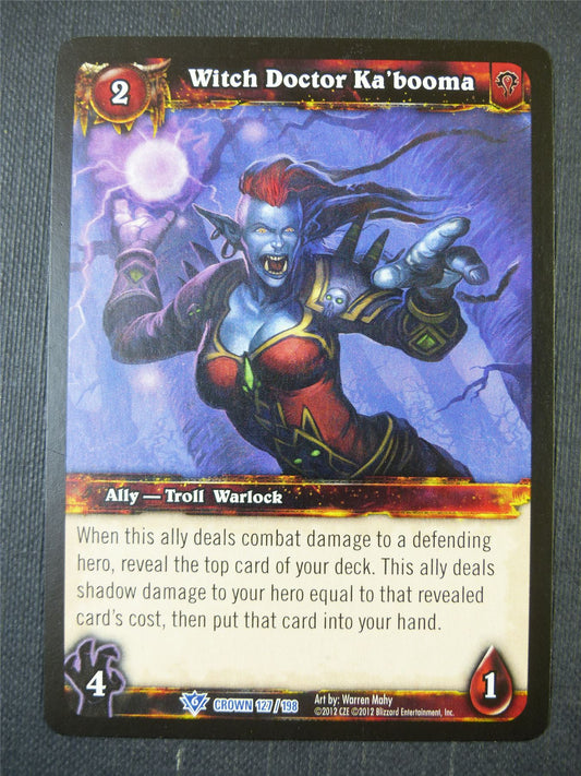 Witch Doctor Ka'Booma 127/198 - WoW Card #172