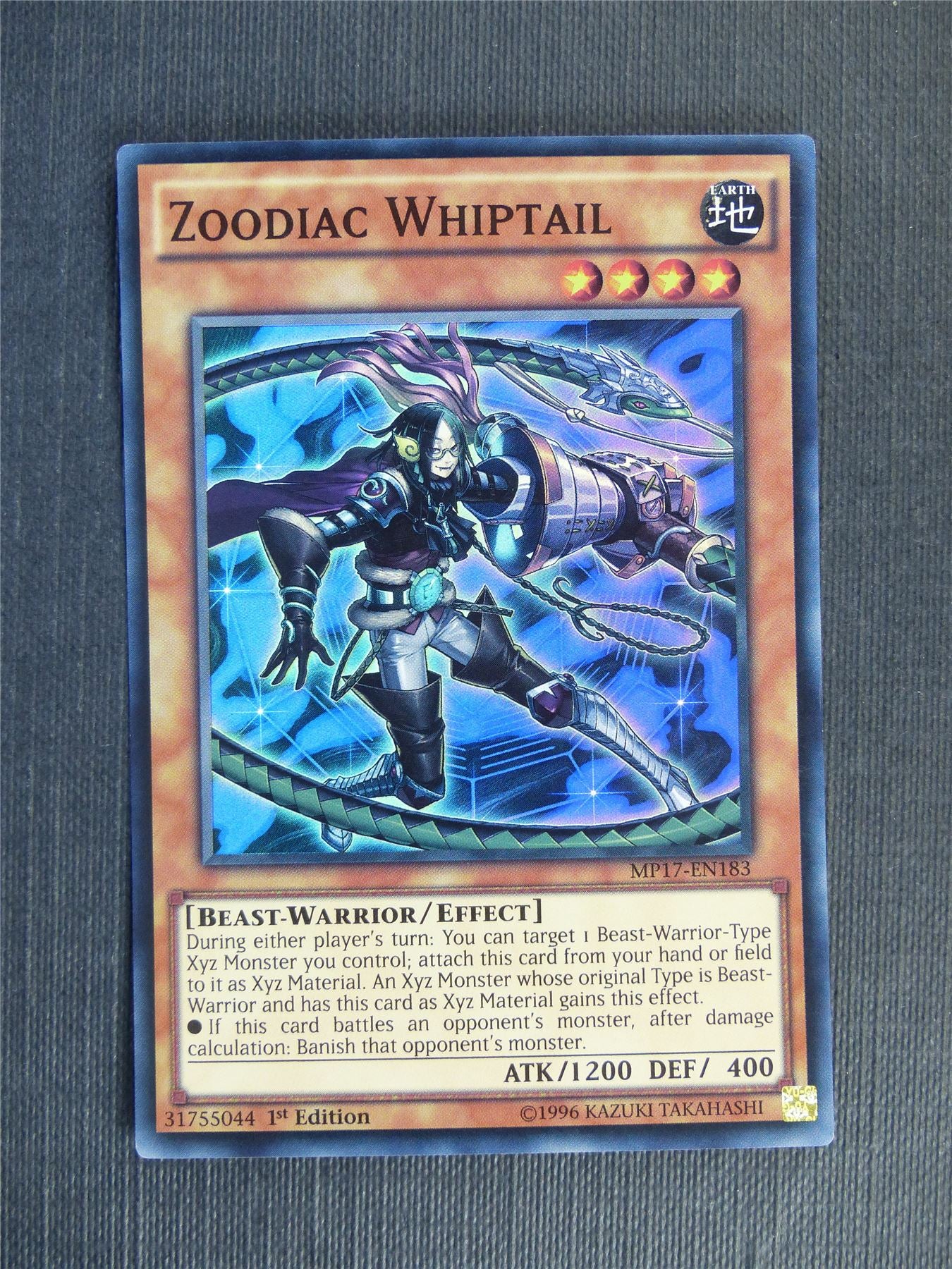 Zoodiac Whiptail MP17 Super Rare - 1st ed - Yugioh Cards #16M