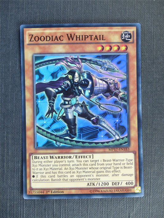 Zoodiac Whiptail MP17 Super Rare - 1st ed - Yugioh Cards #16M