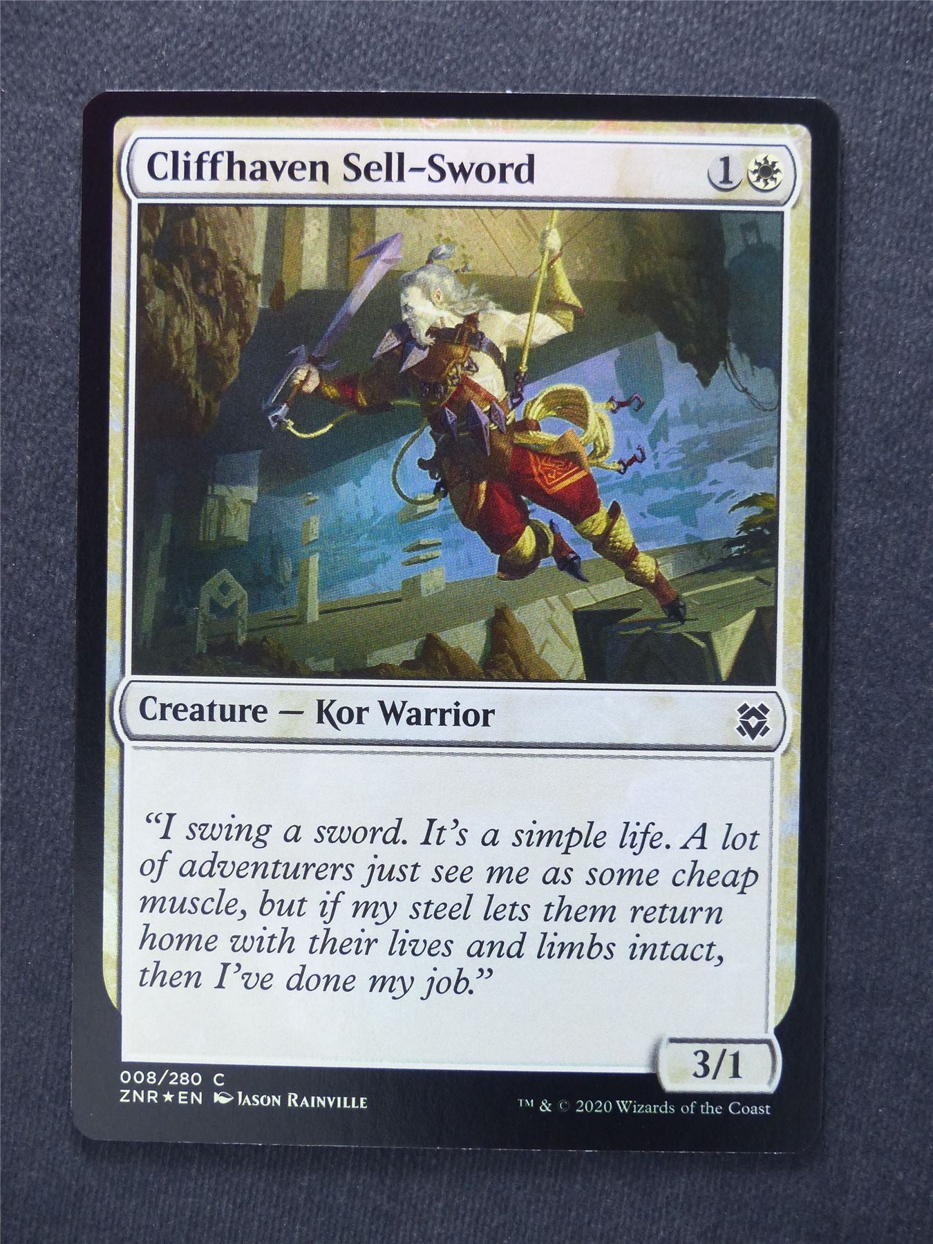 Cliffhaven Sell-Sword Foil - Mtg Magic Cards #JF