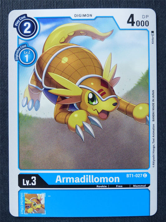 Armadillomon BT1-027 C - Digimon Cards #SS