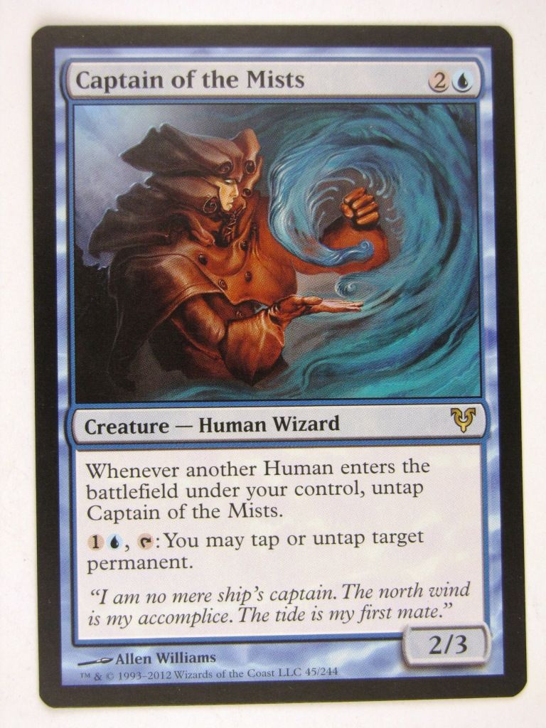 MTG Magic: The Gathering Cards: CAPTAIN OF THE MISTS - Played Rare