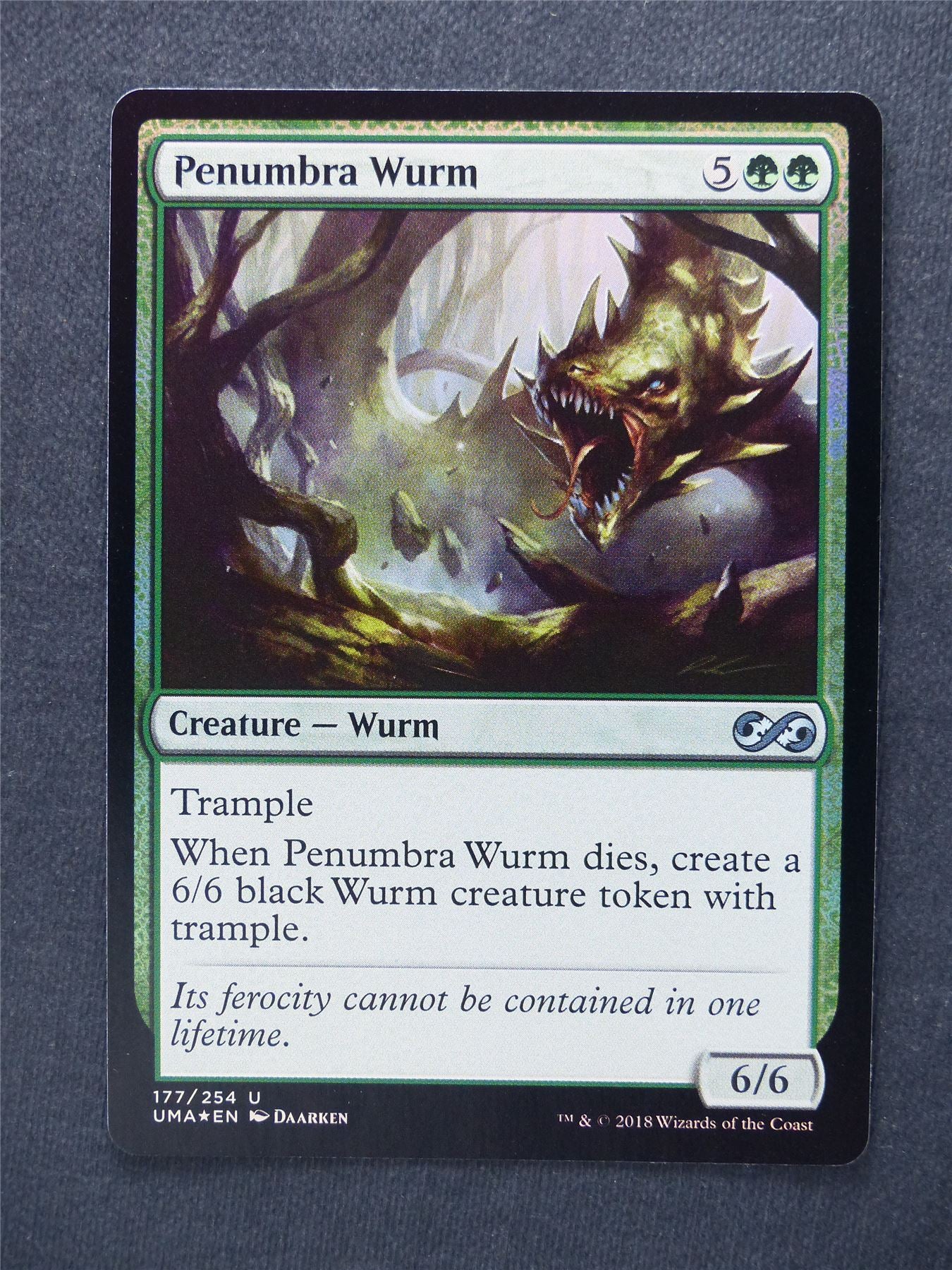 Penumbra Wurm Foil - Mtg Magic Cards #UM