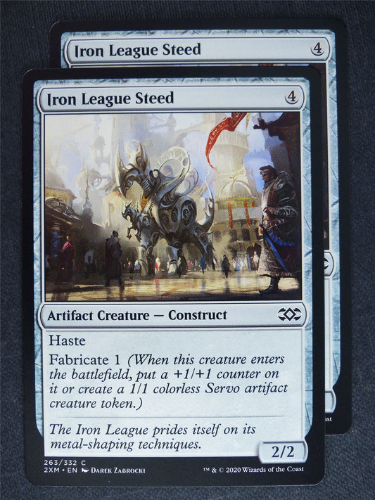Iron League Steed x2 - Double Masters - Mtg Magic Cards #5U