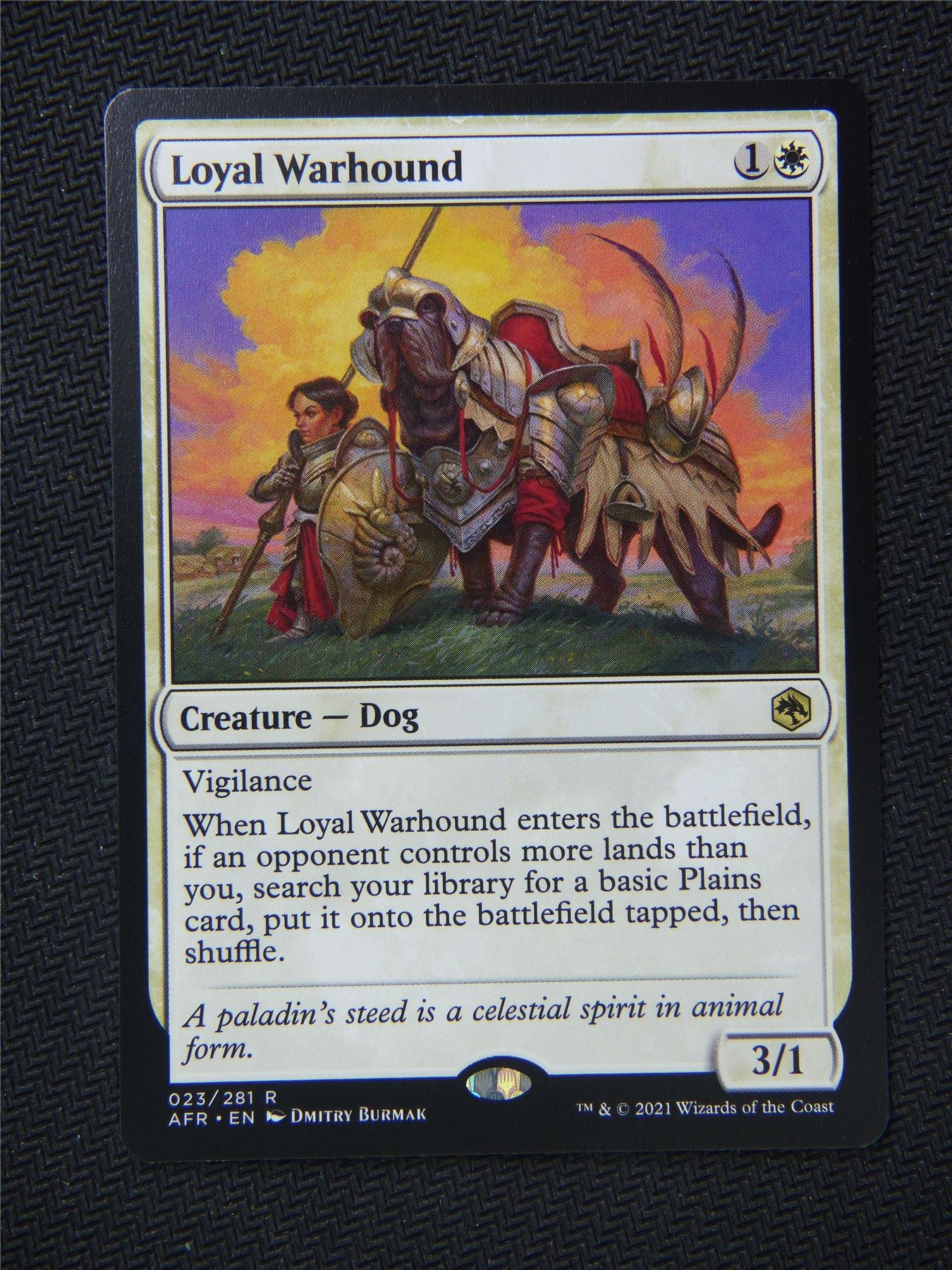 Loyal Warhound - Mtg Forgotten Realms #1I3