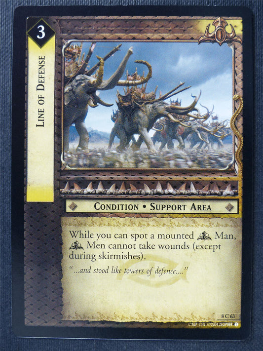 Line of Defense 8 C 63 - LotR Card #3FE