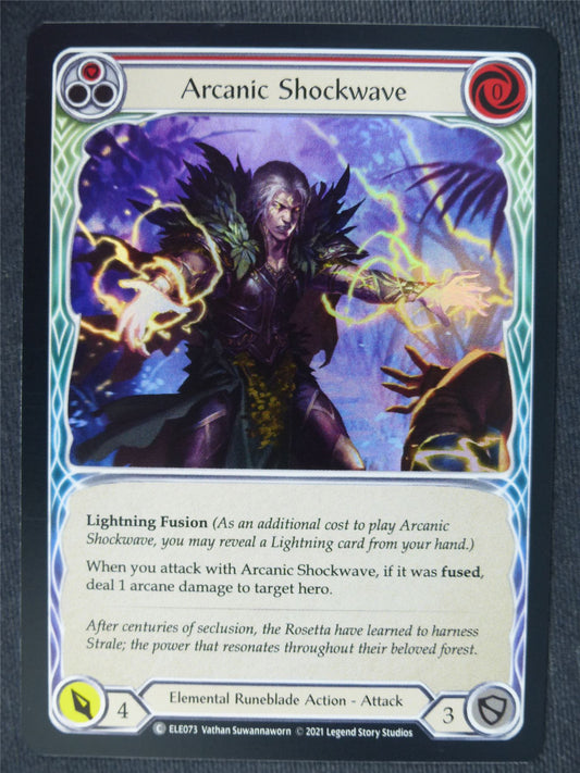Arcanic Shockwave C Foil Red - 1st Ed Tales of Aria - Flesh and Blood