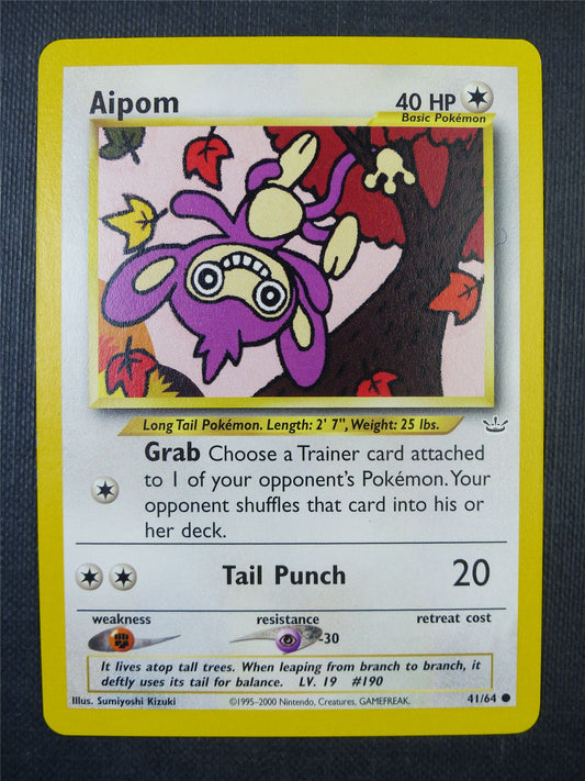 Aipom 41/64 - Pokemon Card #7R9