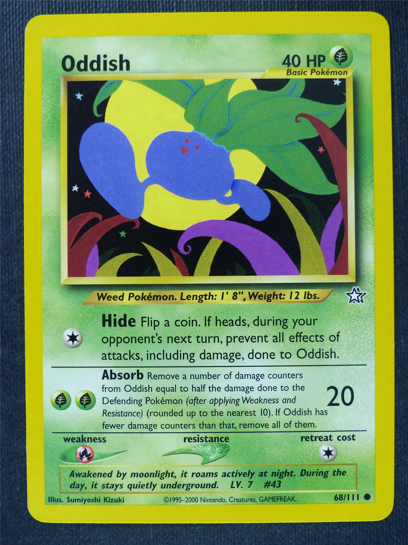 Oddish 68/111 - Neo Genesis - Pokemon Cards #7H