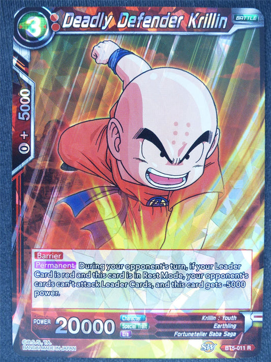 Deadly Defender Krillin Foil - Dragon Ball Super Cards #7F