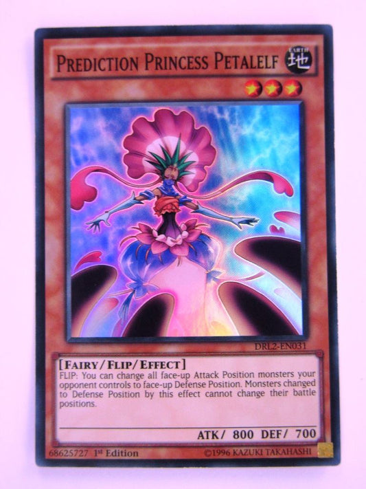 Yugioh Cards: PREDICTION PRINCESS PETALELF DRL2 SUPER RARE # 2D36