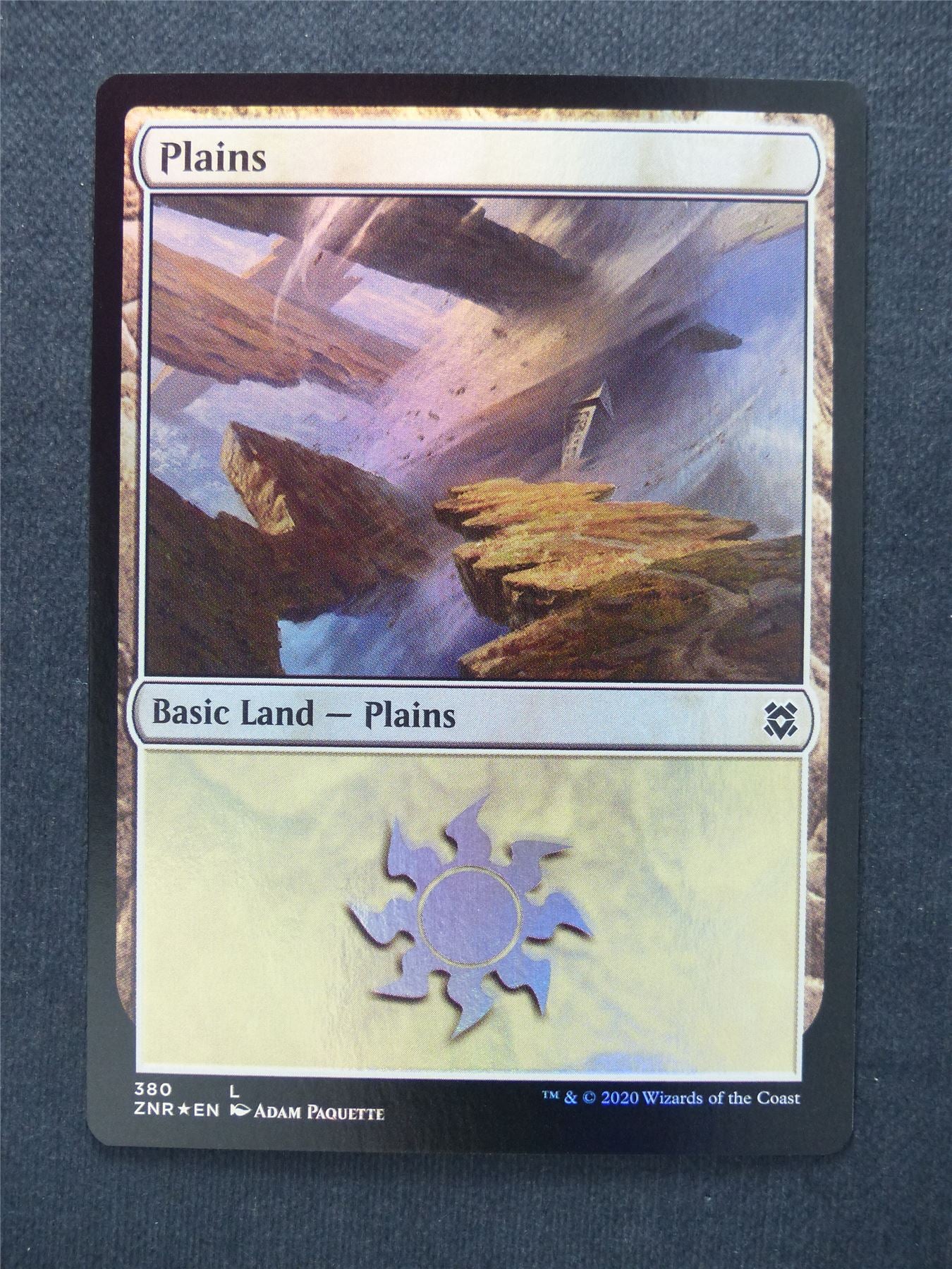 Plains 380 Foil - Mtg Magic Cards #4Q