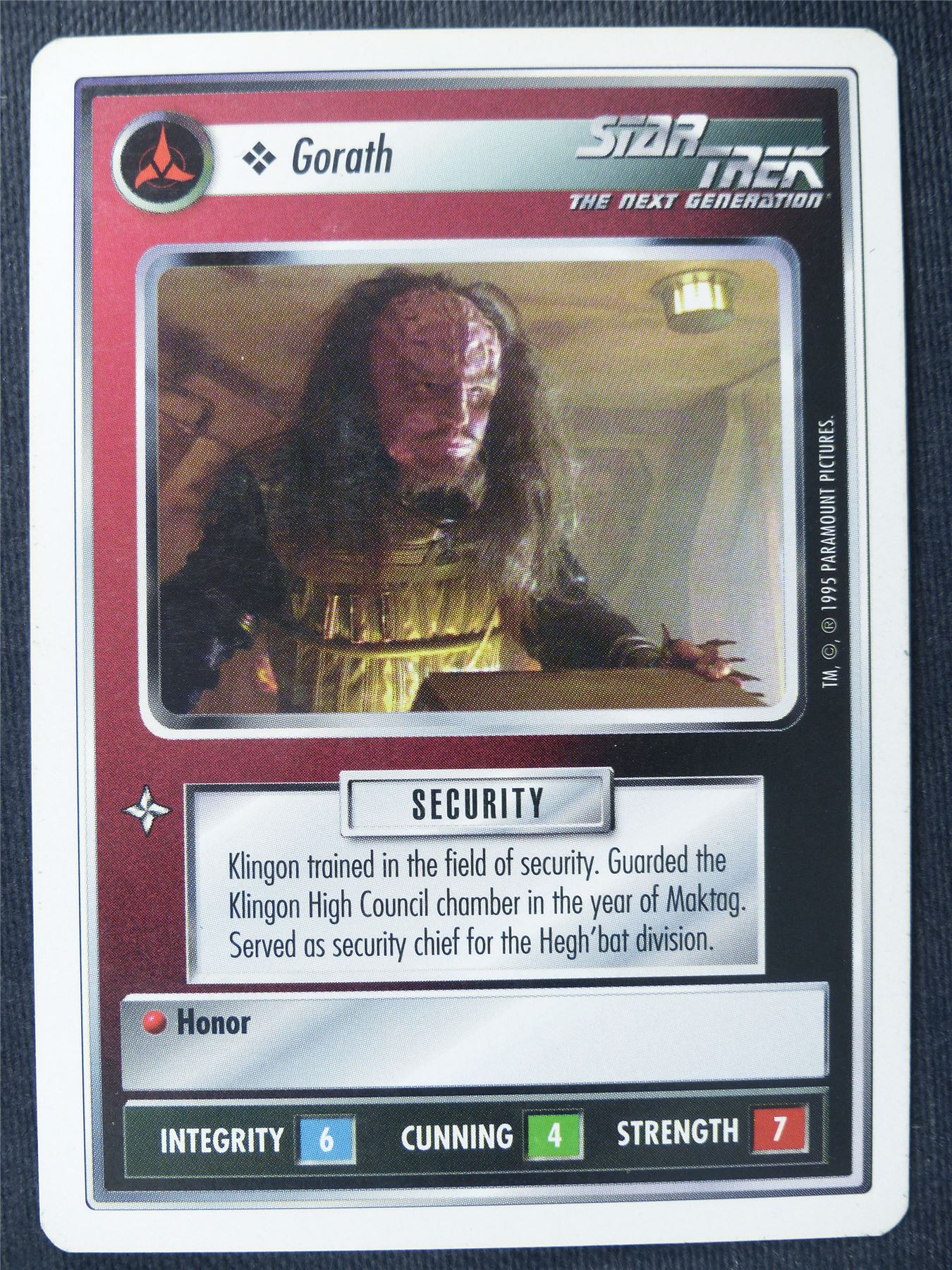 Gorath - NG - Star Trek Cards #12Q
