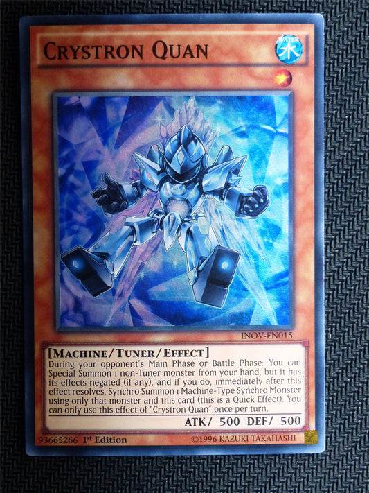 Cryston Quan - INOV - Super Rare - Yugioh Card # 1D65