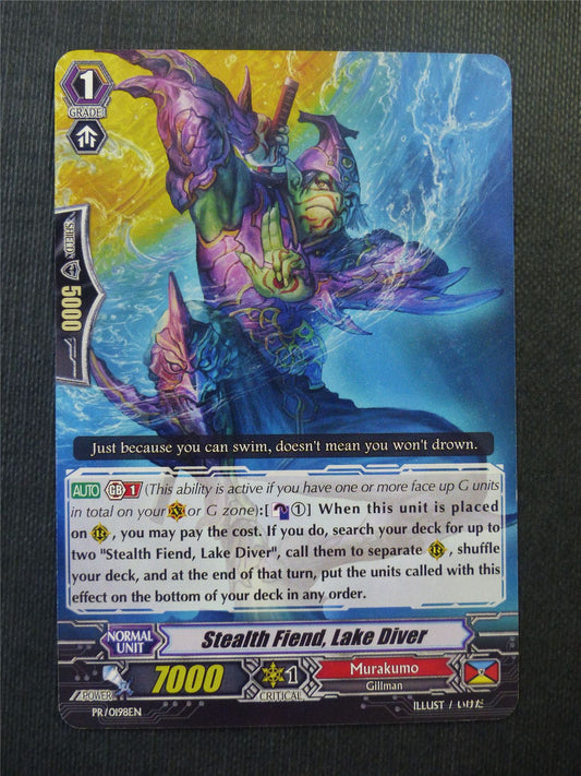 Stealth Fiend Lake Diver Promo - Vanguard Cards #ZE