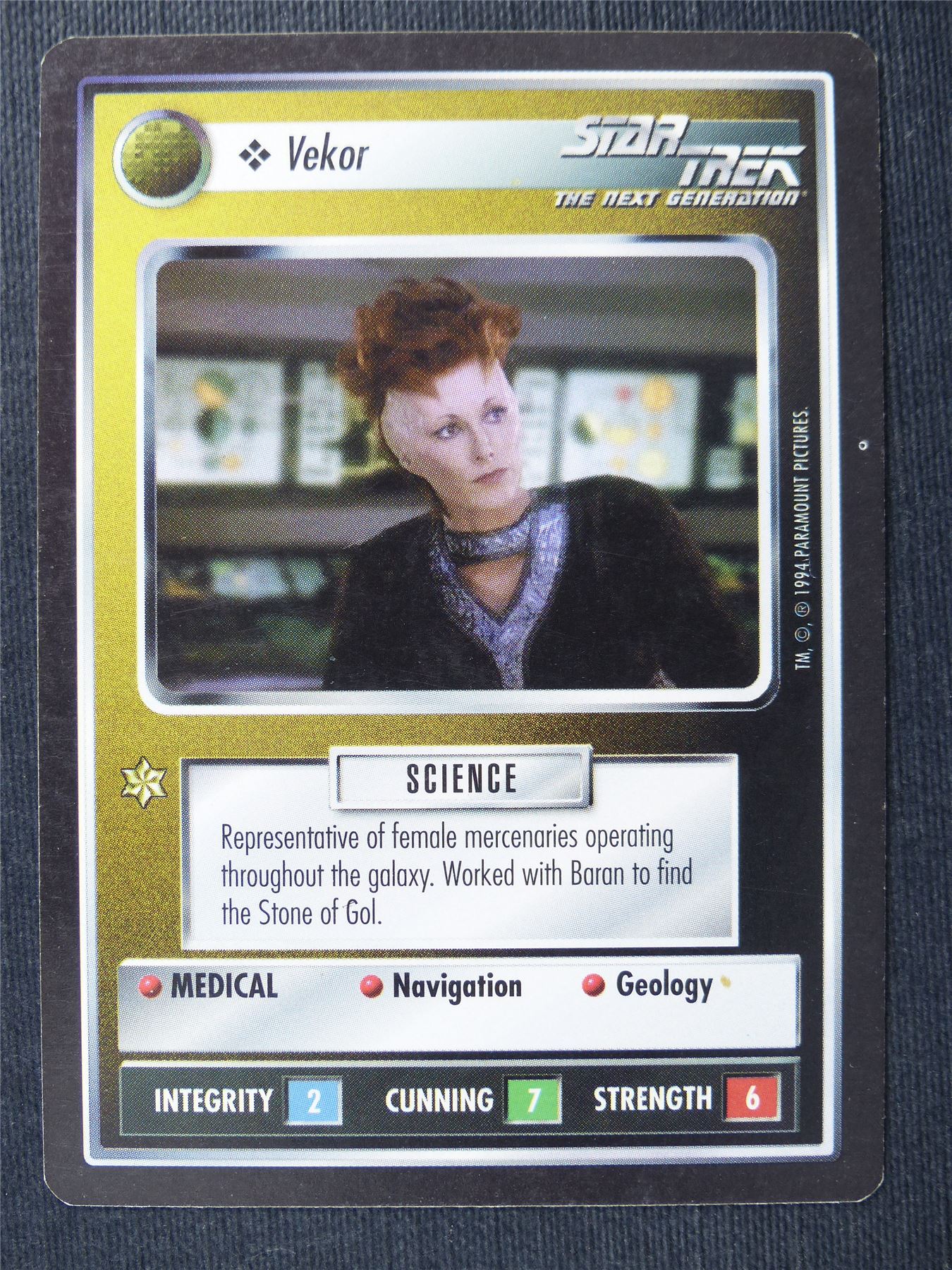 Vekor - NG - Star Trek Cards #TJ