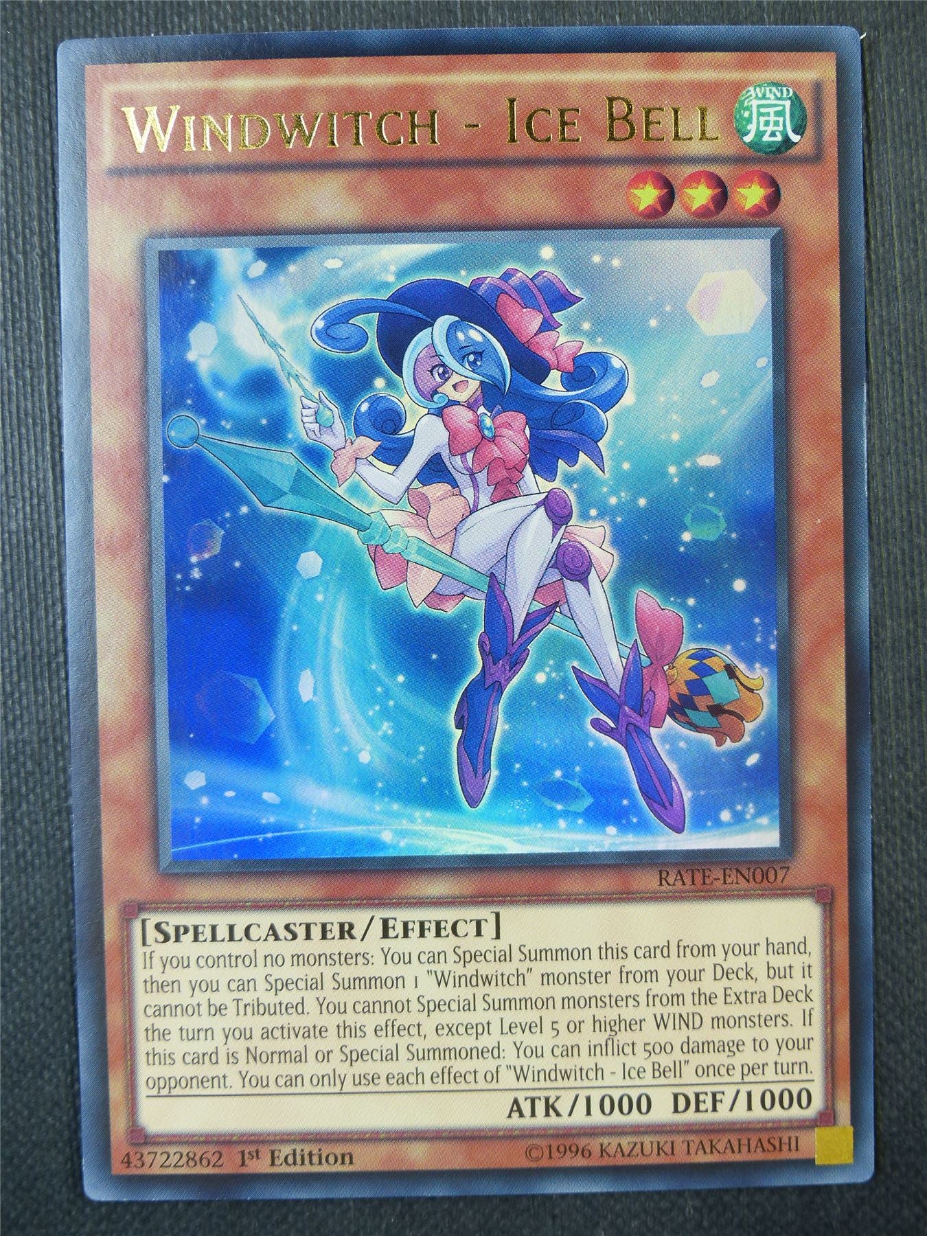 Windwitch - Ice Bell RATE Ultra Rare - 1st ed Yugioh Card #8HI