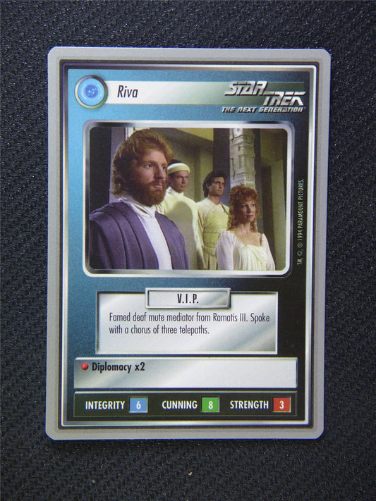 Riva - Star Trek Silver Border Card Decipher #2BA
